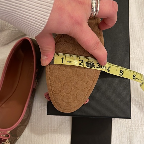 COACH- NWT- FG2563- signature floral ballet flat - size 6.5 - Picture 7 of 11